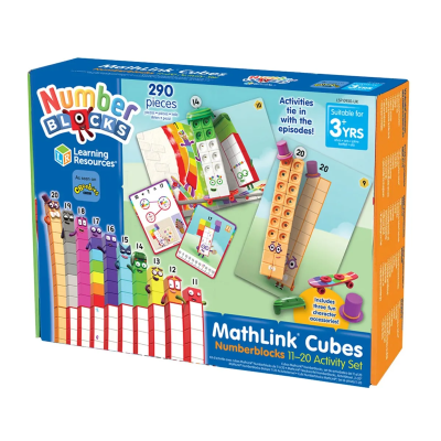 MathLink® Cubes Numberblocks 11-20 Activity Set | Chytré Hračky KINT