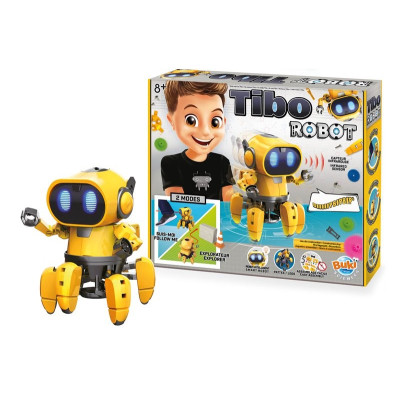 Robot Tibo s krabicí