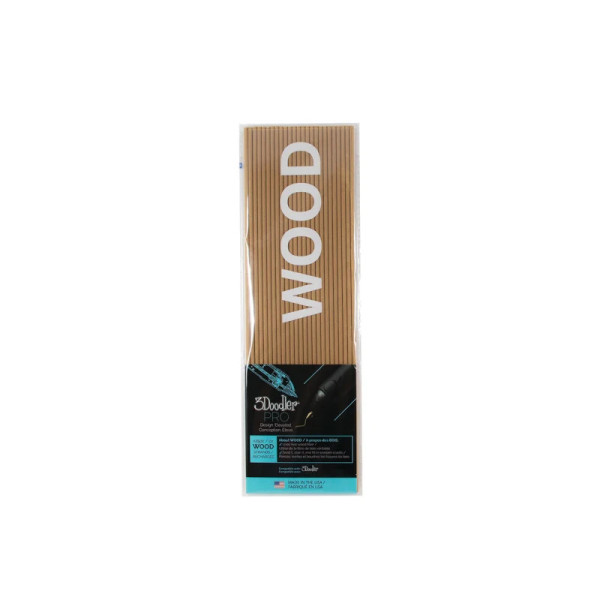 Náplně pro 3Doodler Create+ a PRO "Wood" 75 ks - barva dřeva/hnědá