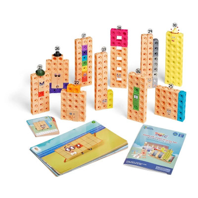 Naučte děti počítat s MathLink® Cubes Numberblocks 21-30 | Hračky KINT