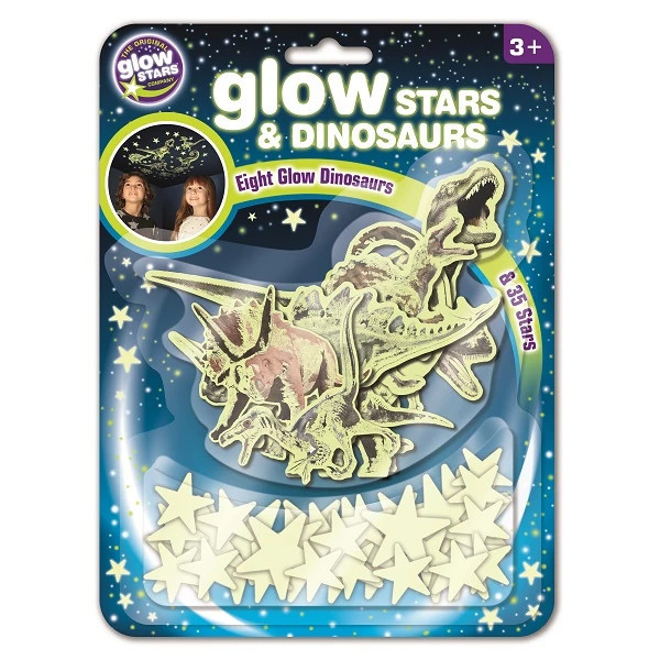 GlowStars Glow Hvězdy a dinosauři