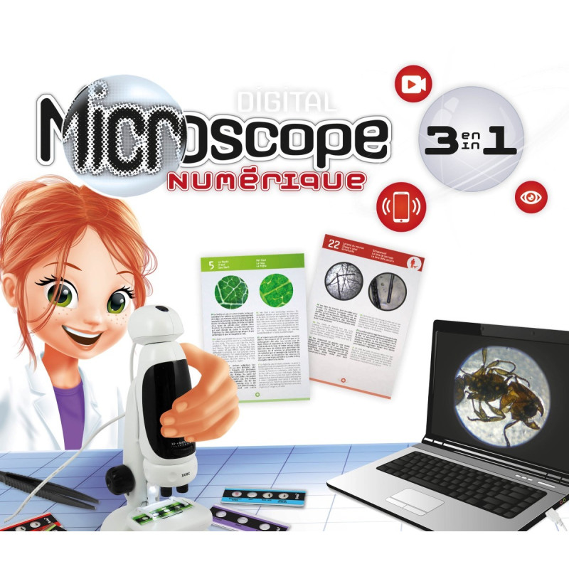  Buki France MS907B Microscope 30 Experiments : Video Games